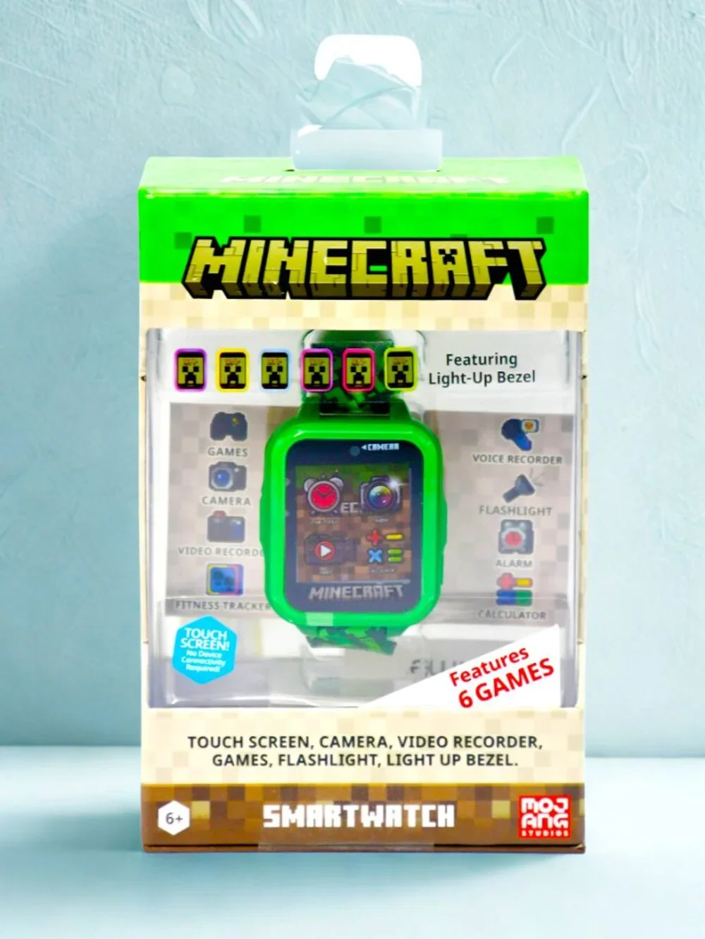 Minecraft Watch, Kids Smartwatch, Minecraft Toy, Gaming Watch, Touch Screen Watc